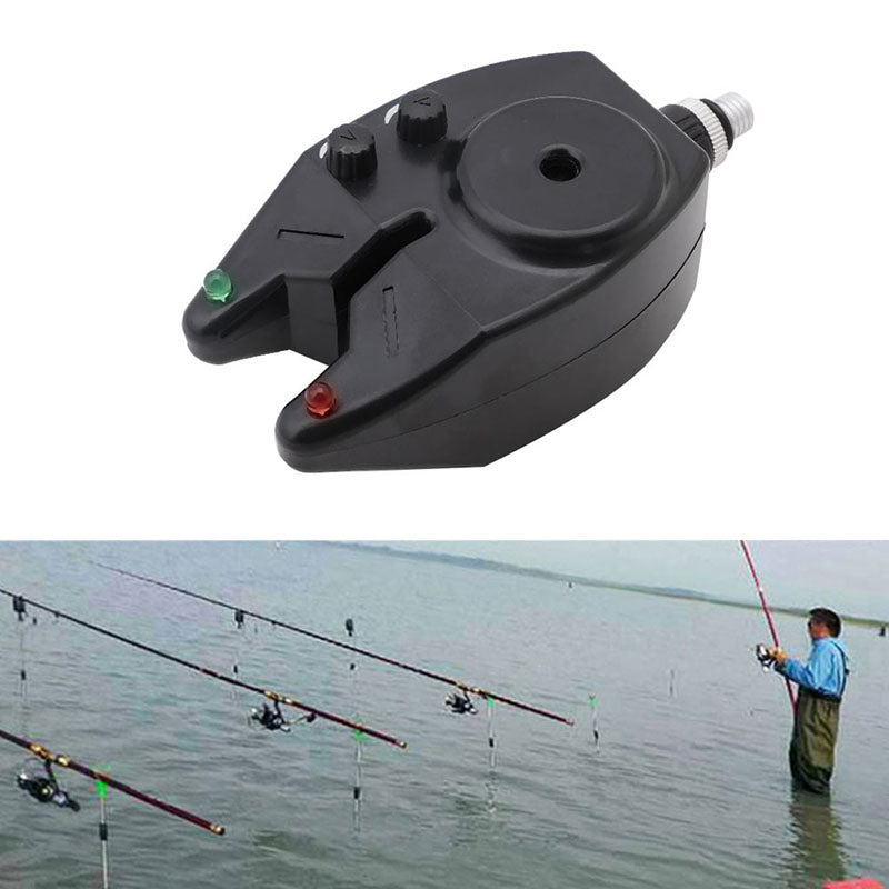 1Pc New Electronic High Sensitive LED Light Fish Bite Sound Fishing Alarm Indicator Bell fishing Tackle Accessories