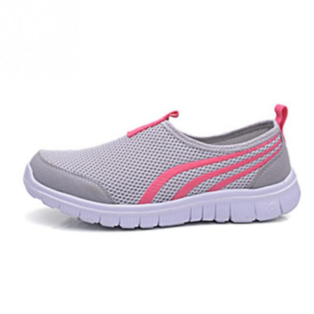 Fashion Breathable Air Mesh Women Casual Shoes Lightweight mesh Platform Walking Shoes Woman Summer Shoes Plus Size 36-40