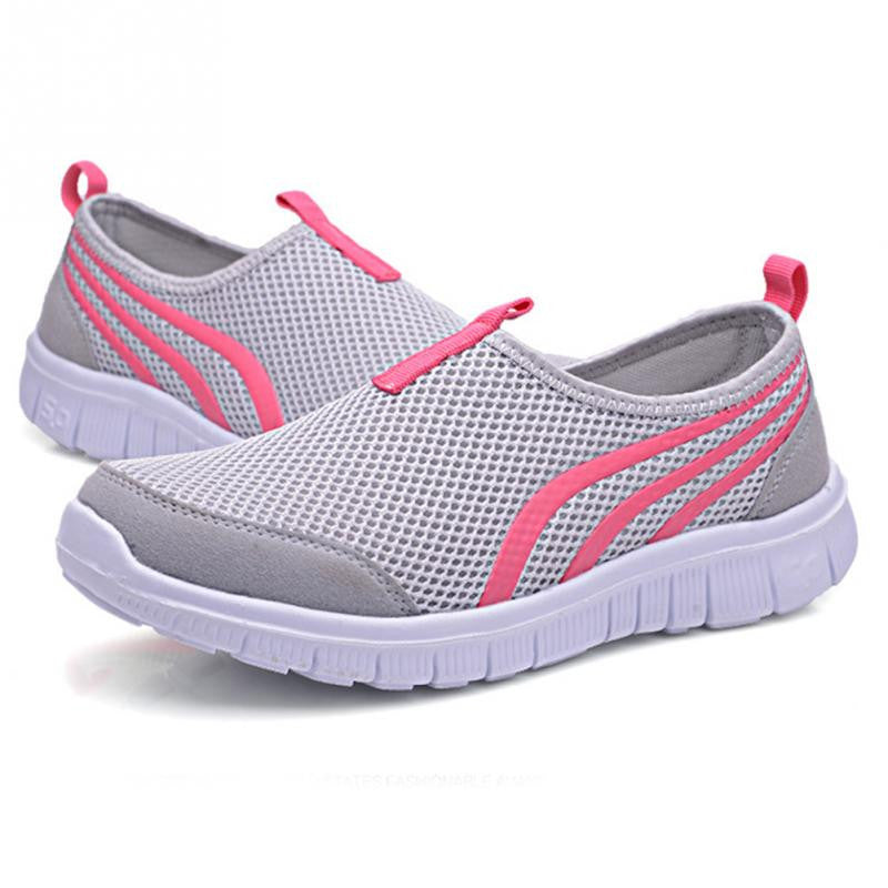 Fashion Breathable Air Mesh Women Casual Shoes Lightweight mesh Platform Walking Shoes Woman Summer Shoes Plus Size 36-40