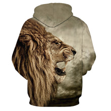 Vomint 2017 Men's Hoodie Explosion Lion 3D Digital Printing Fashion Hoodies Cap Windbreaker Jacket 3d Sweatshirts