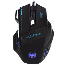 ZELOTES T80 Wired Gaming Mouse 7 Buttons Optical Professional Mouse Gamer Computer Mice For Laptops Desktops Raton Ordenador X7