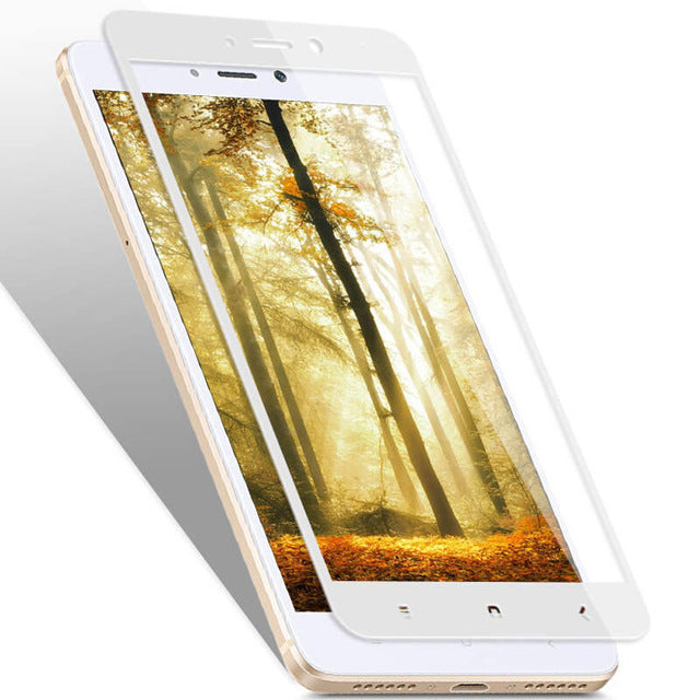 ZNP Tempered Glass For Xiaomi Redmi Note 4X Redmi 4X Full cover Screen Protector 9H Protector Film for Xiaomi Redmi 4X glass