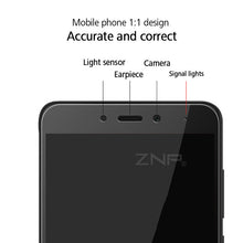 ZNP Tempered Glass For Xiaomi Redmi Note 4X Redmi 4X Full cover Screen Protector 9H Protector Film for Xiaomi Redmi 4X glass